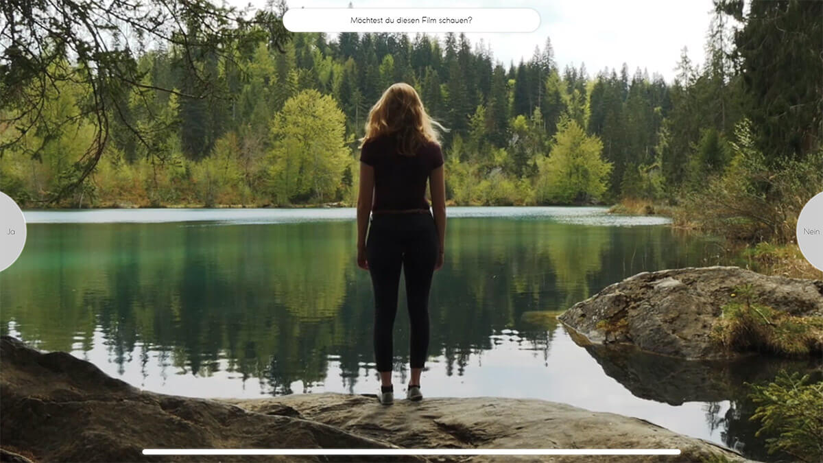 Entscheidungsmöglichkeit wie der Film weitergehen soll